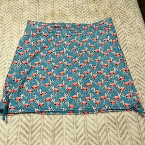 Zelos Medium Flamingo Print Skirt